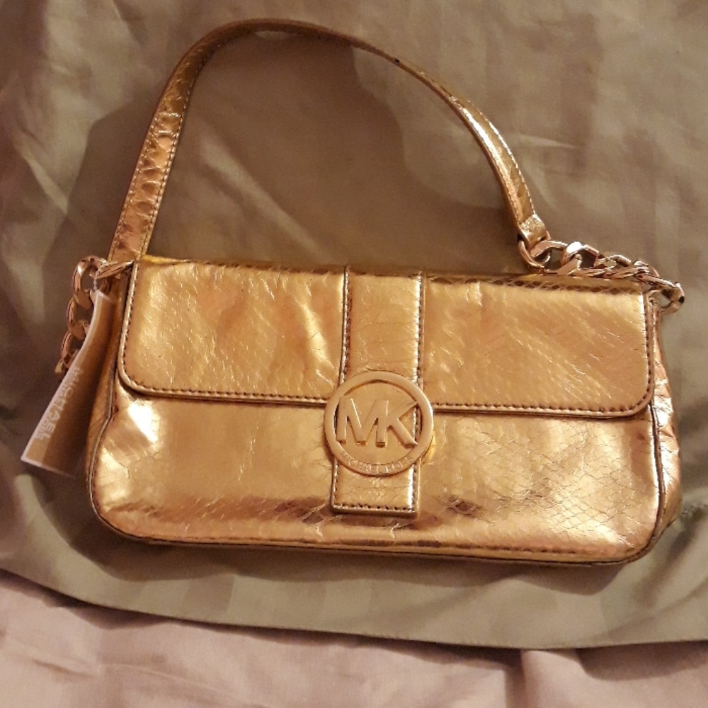 Micheal Kors gold bag